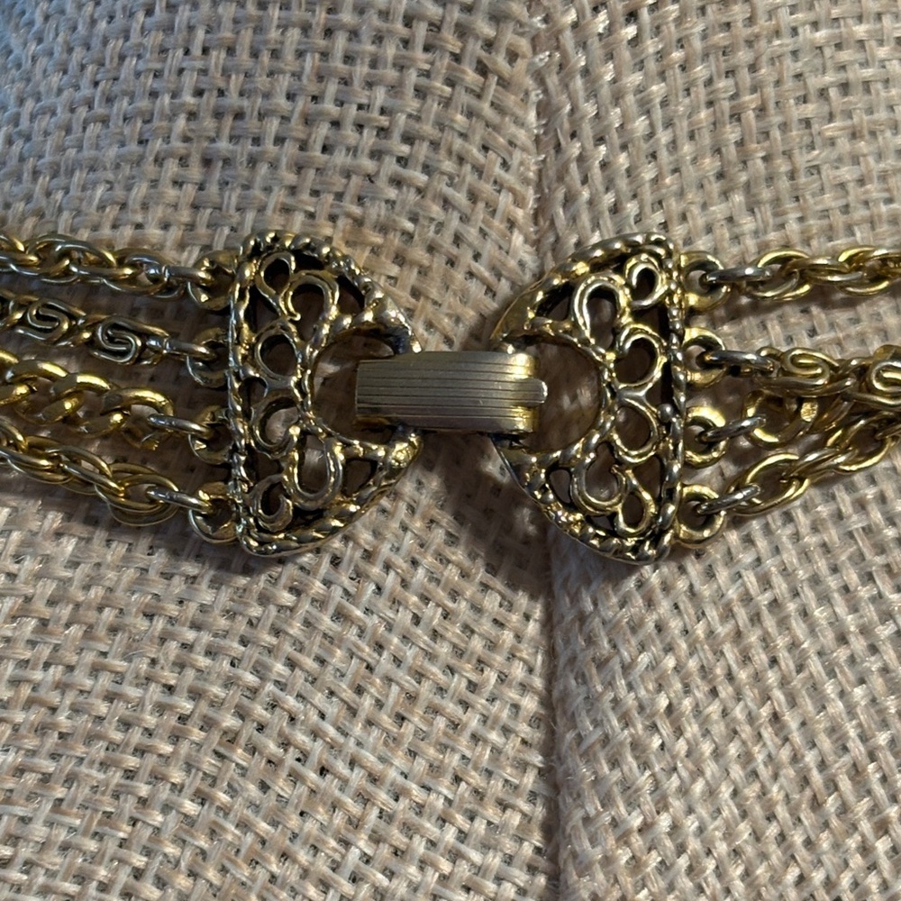 Vintage Goldette Layered Necklace Set - Picture 4 of 9